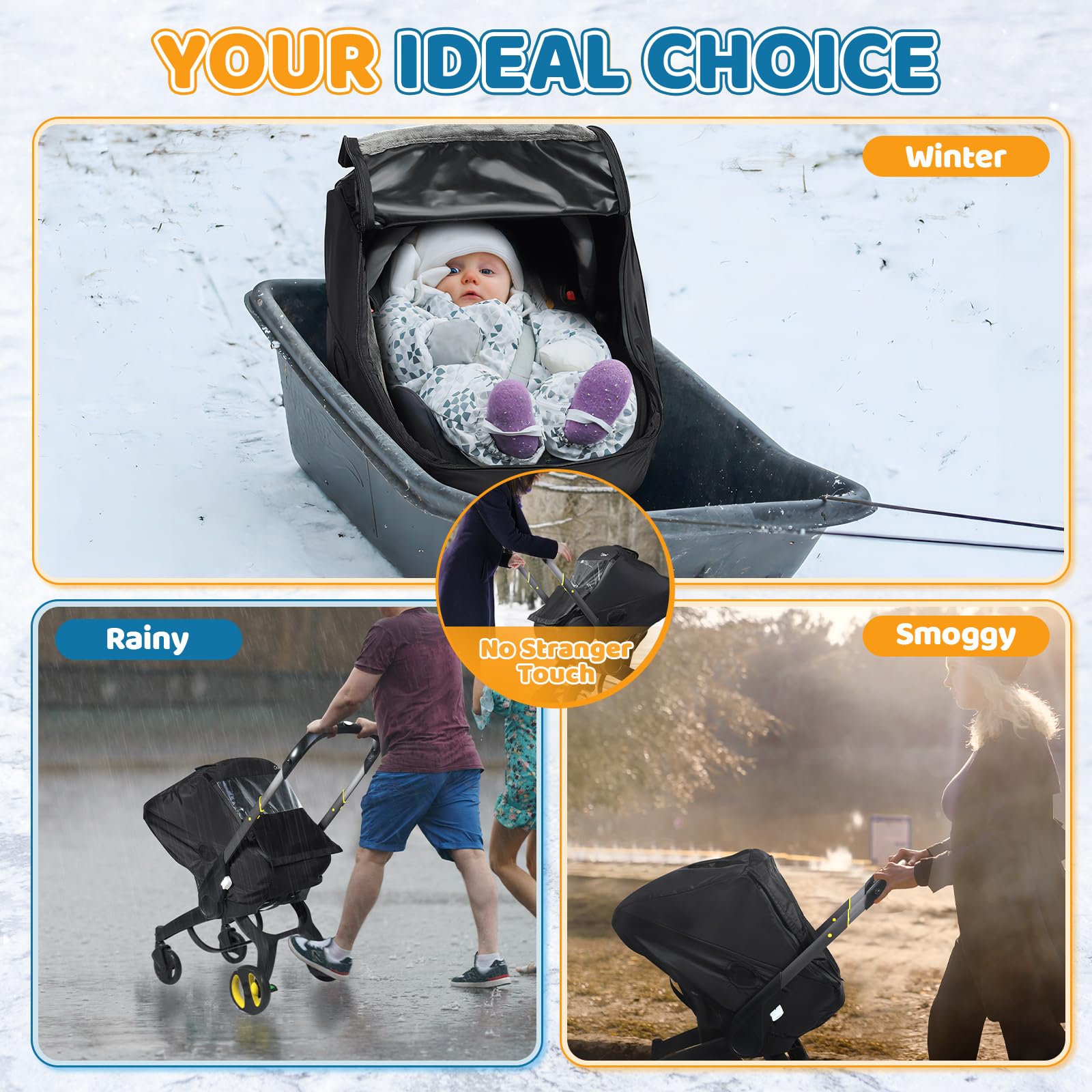 IvyWind machine-washable canopy stays clean with simple care.