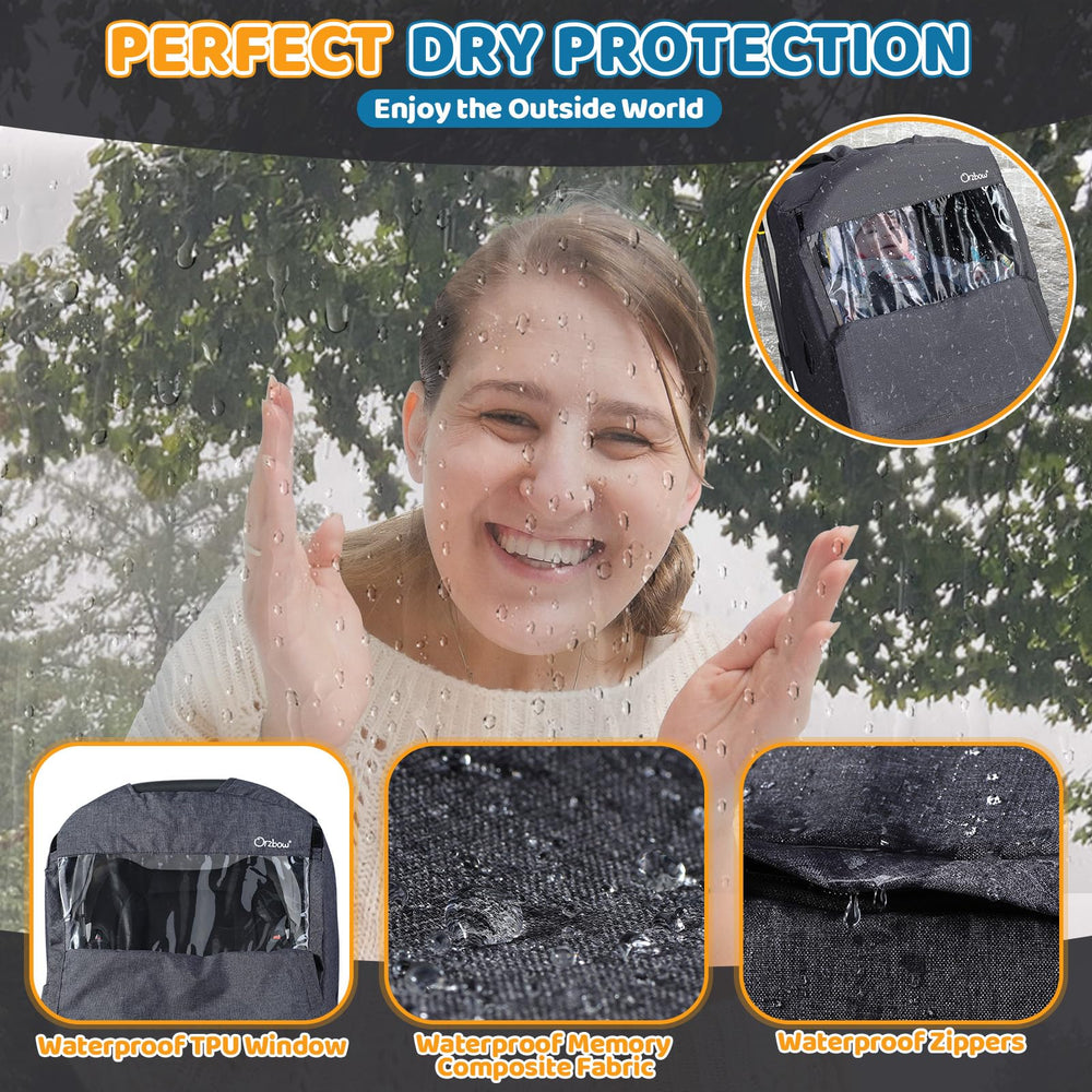 IvyWind winter carseat cover zipper door enables easy in-and-out without full removal