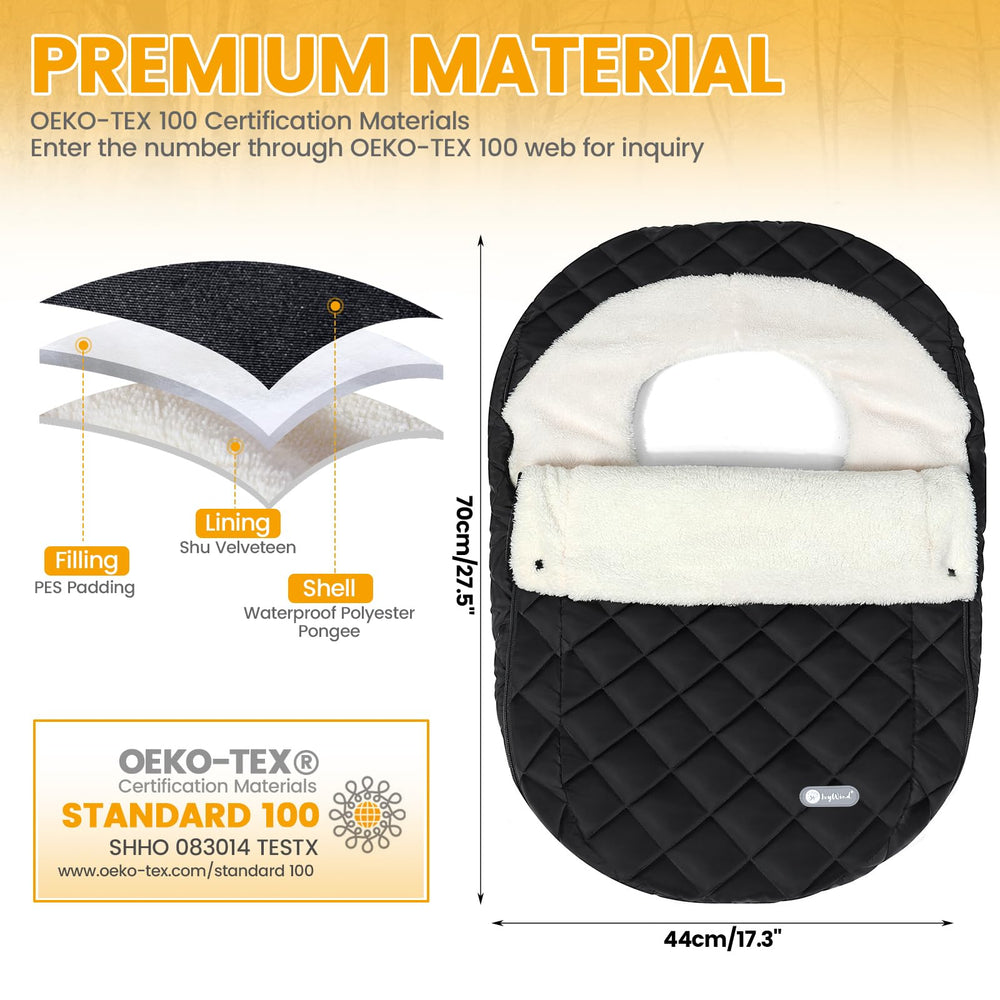 IvyWind durable-zipper opens bottom for easy changes and ventilation