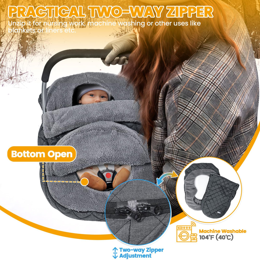 IvyWind waterproof fabric photo highlights rain and snow protection outdoors.