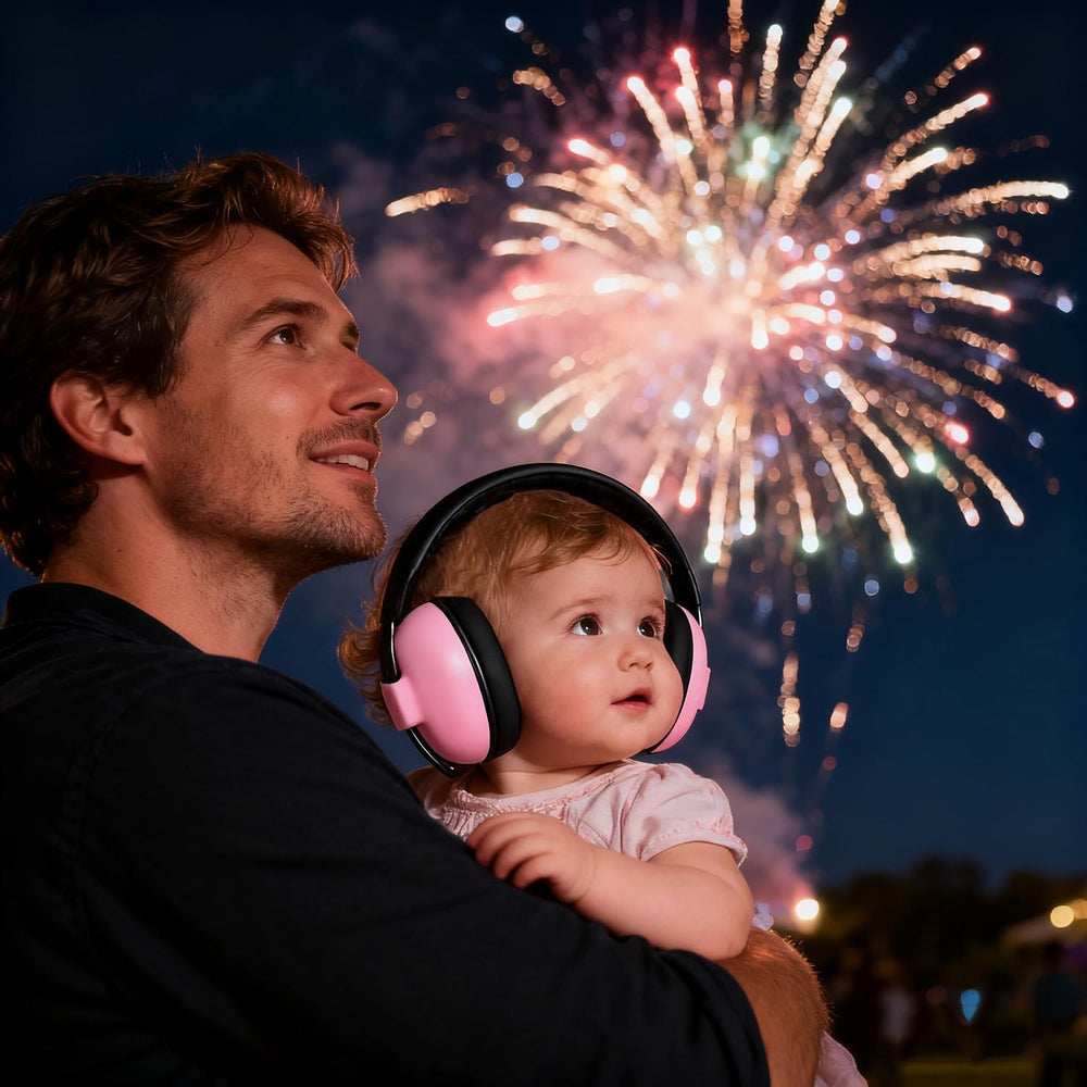 Iwinna baby headphones with adjustable headband ensure comfortable fit for growing toddlers.