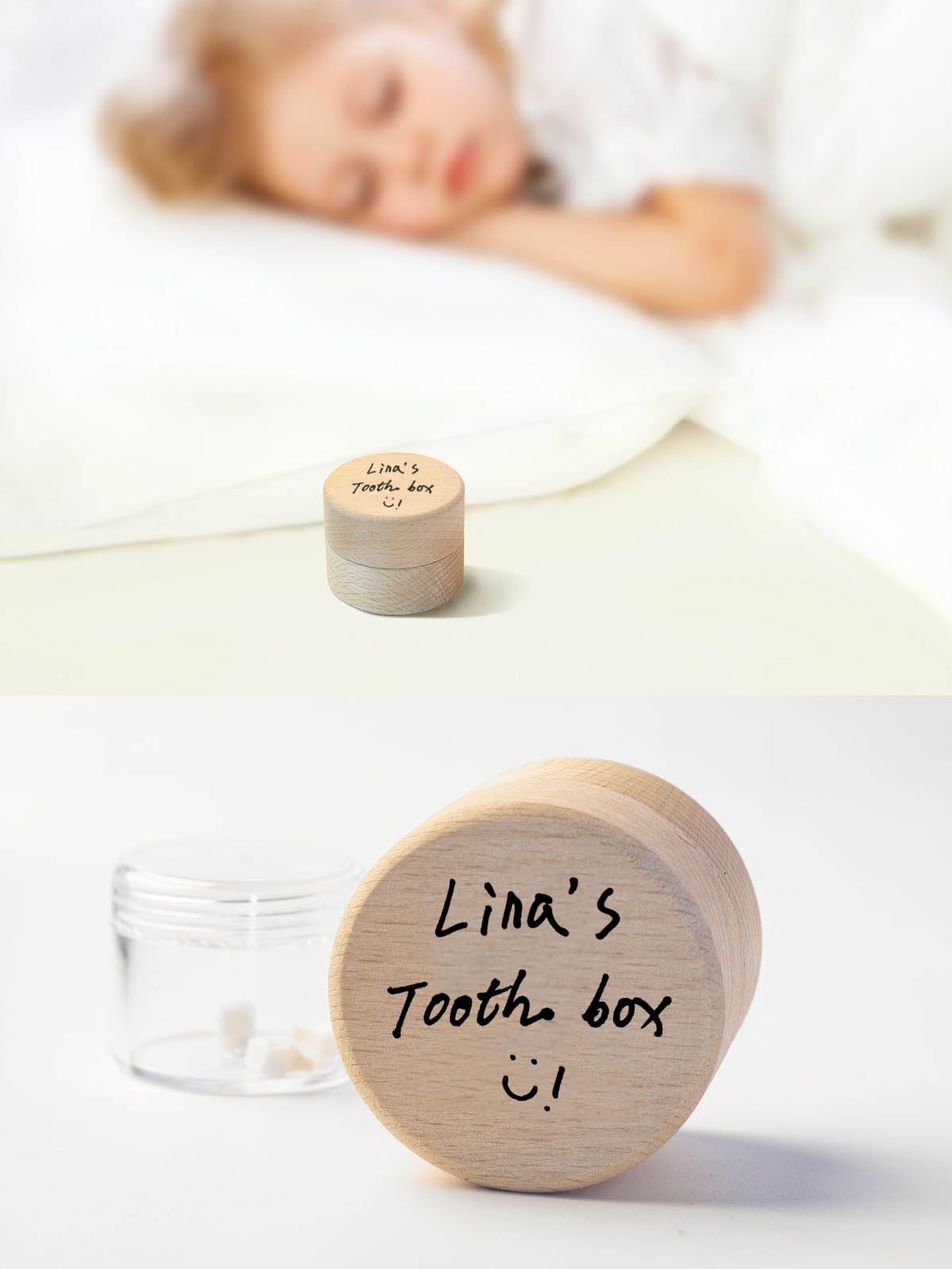 iwoohome keepsake tooth box gift-ready image highlights lasting childhood memories.