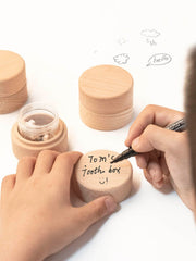 iwoohome translucent acrylic bottle inside shows moisture protection for teeth.