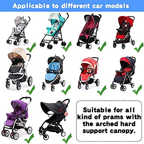 IYWISH sun shade with storage bag travels light, convenient for on-the-go families.