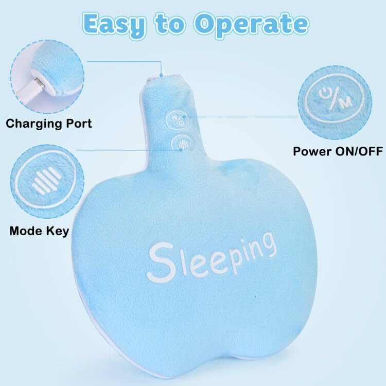 The iYeHo baby sleep soother fits cribs and bassinet layouts in nurseries.