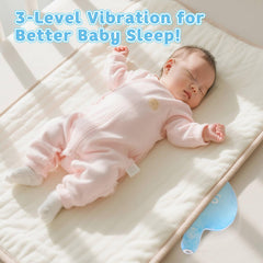 The iYeHo baby sleep soother portable design fits cribs and strollers for travel.