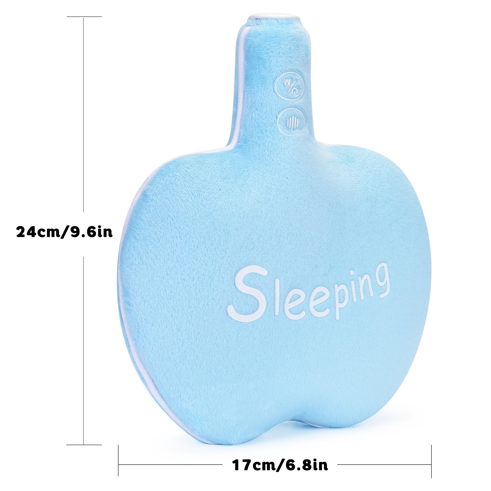 The iYeHo baby sleep soother travel-compact design keeps calm on the go.