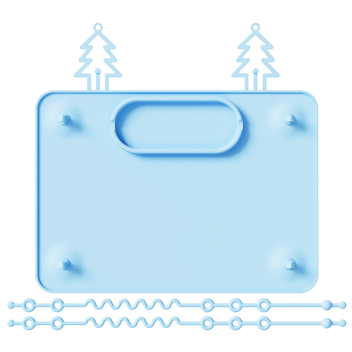 IYYI Baby Placemat with suction cups keeps meals mess-free on a table.