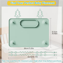 IYYI silicone placemat rolled for travel storage and easy packing.