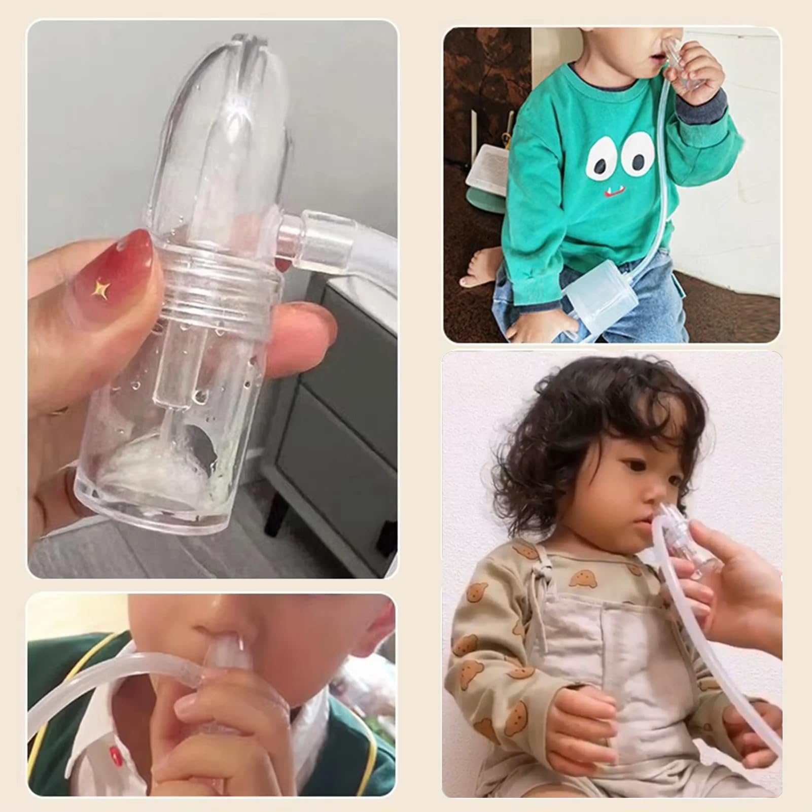 IYYI nasal aspirator self-lubricating silicone ring reduces friction during suction.