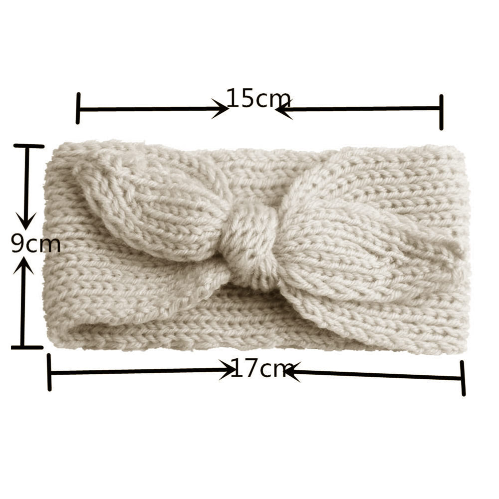 IZUS Turban Headband winter knit highlights warmth and gentle fit for chilly days