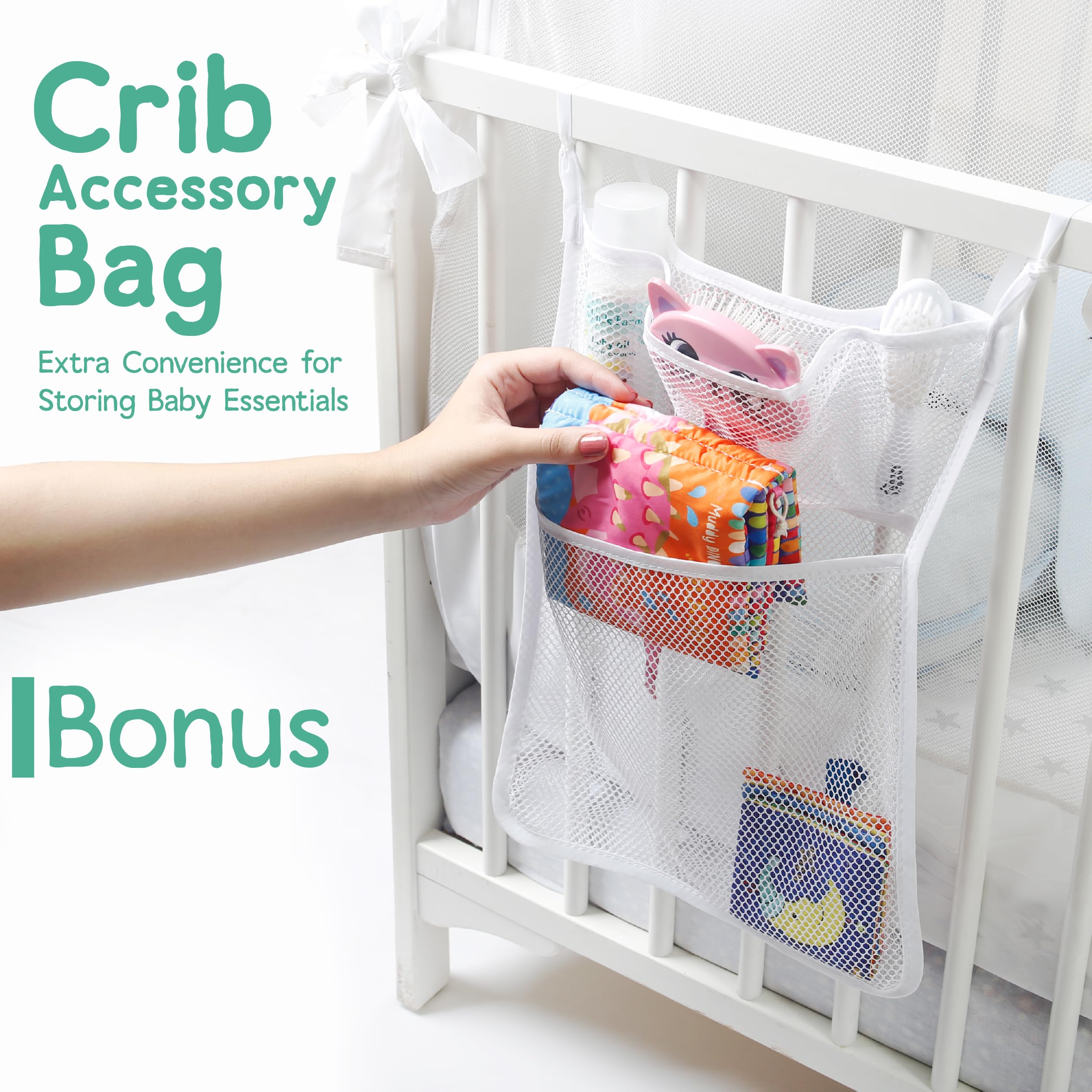 Izybu travel bag stores the crib tent for on-the-go use