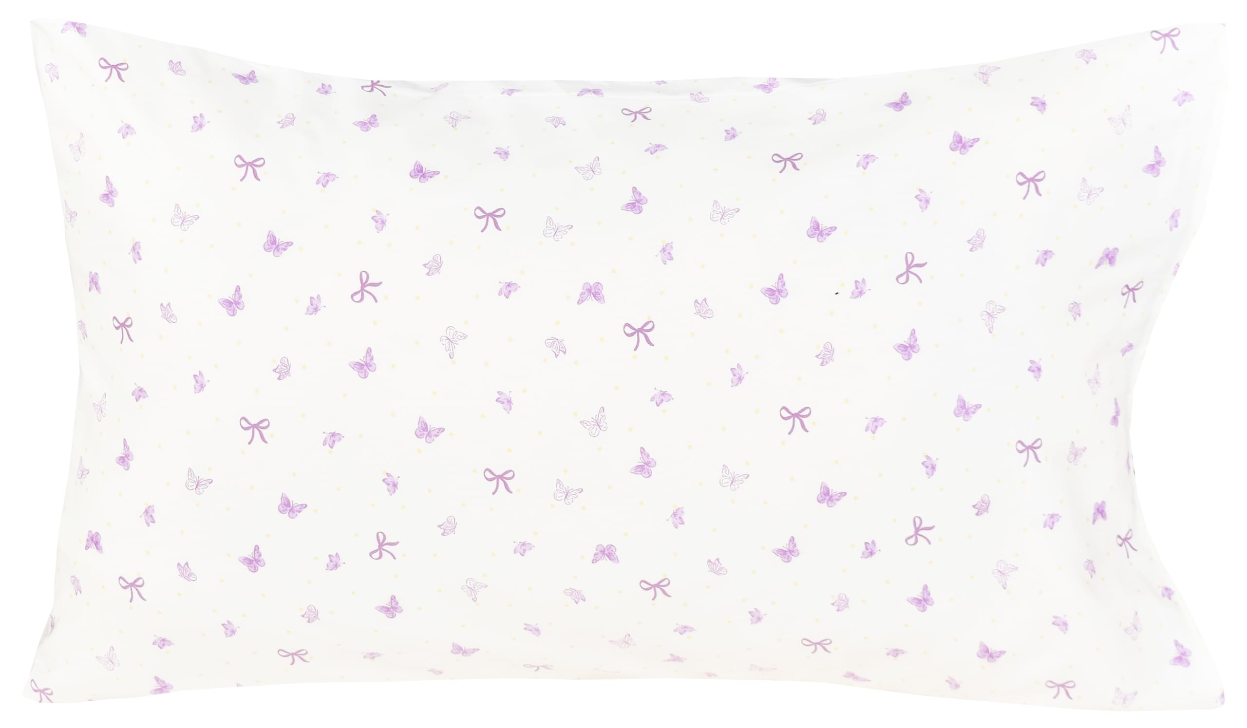 J-pinno Butterfly Bowknot Purple pillowcase for gentle night comfort