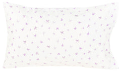 J-pinno Butterfly Bowknot Purple pillowcase for gentle night comfort