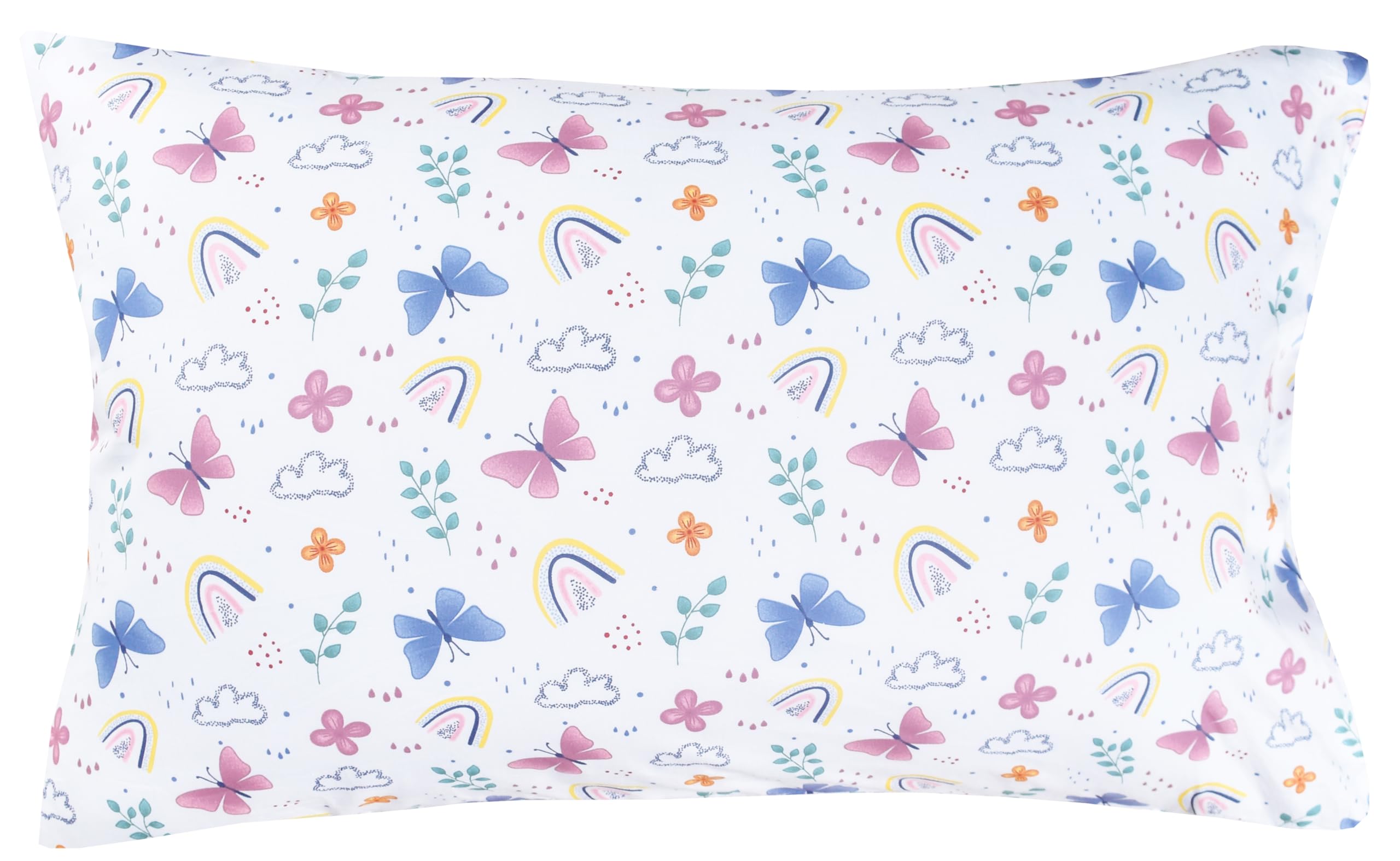 J-pinno butterfly rainbow cartoon design sheets brighten kids' bedtime routine.