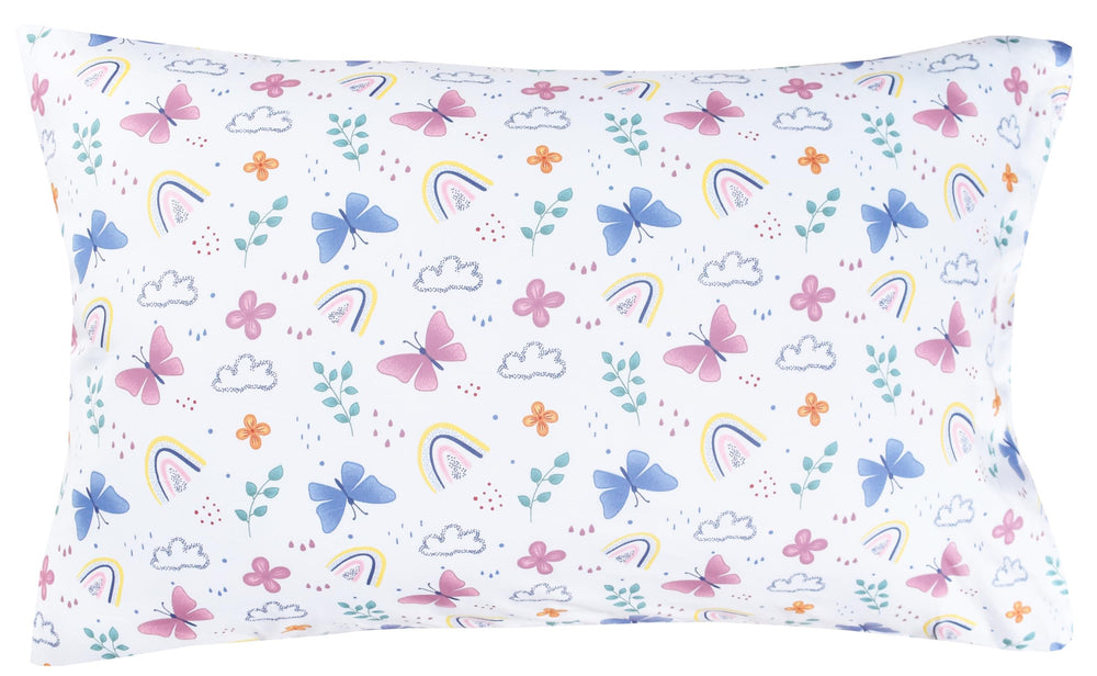 J-pinno butterfly rainbow cartoon design sheets brighten kids' bedtime routine.
