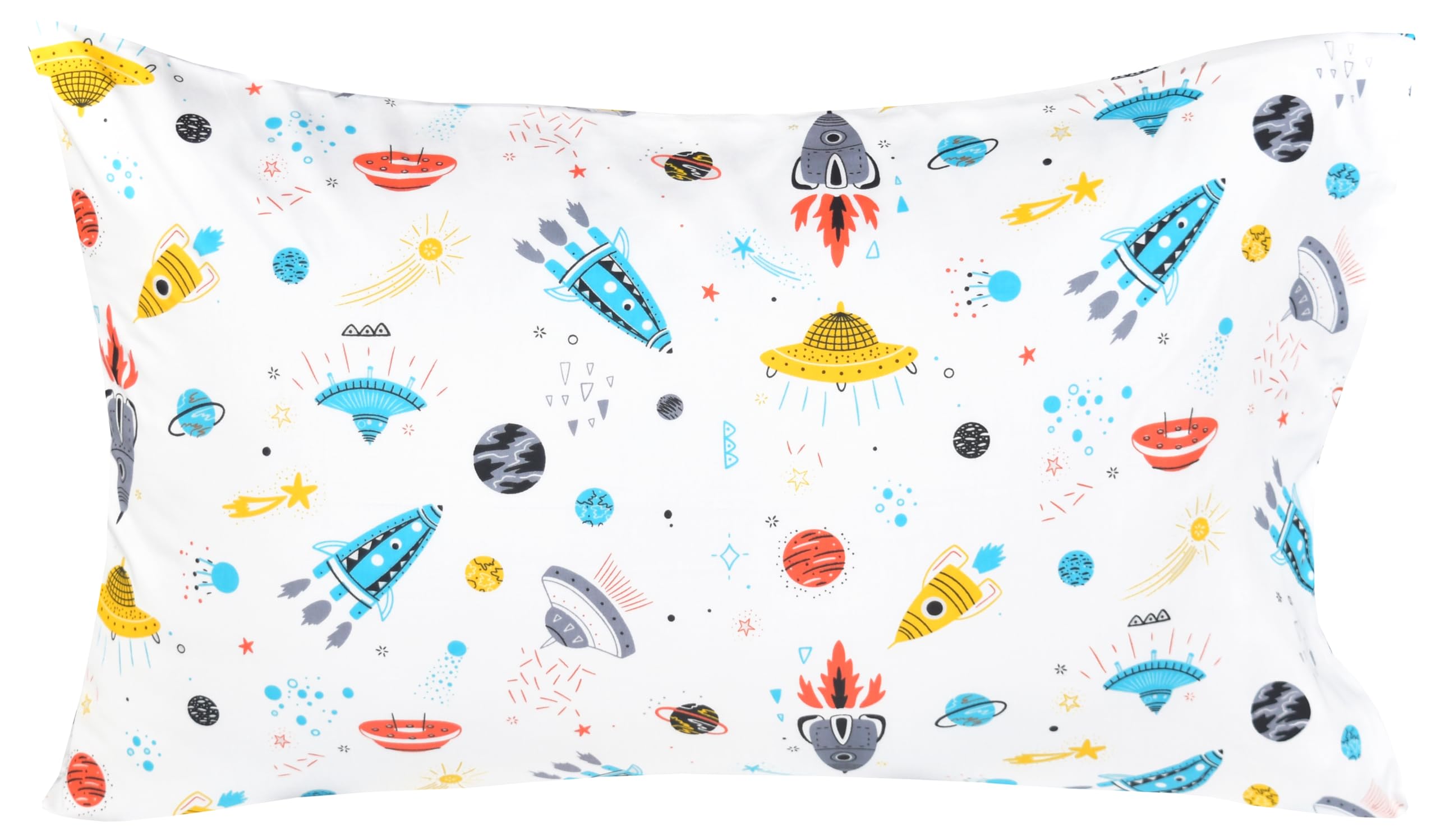 J-pinno Planet Spacecraft Rocket cartoon design adds playful vibe to bedtime