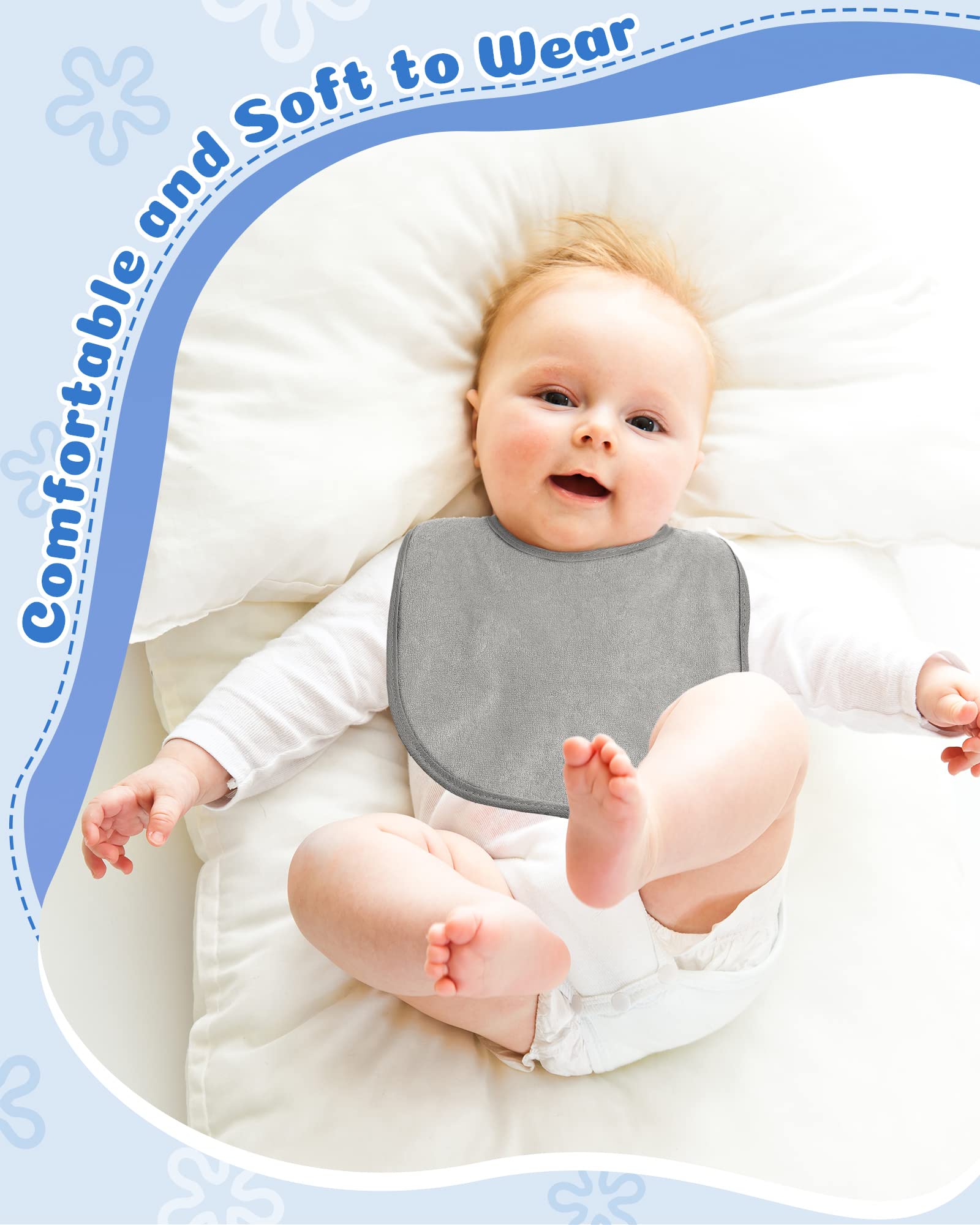JaGely machine-washable bibs endure daily use with durable materials.
