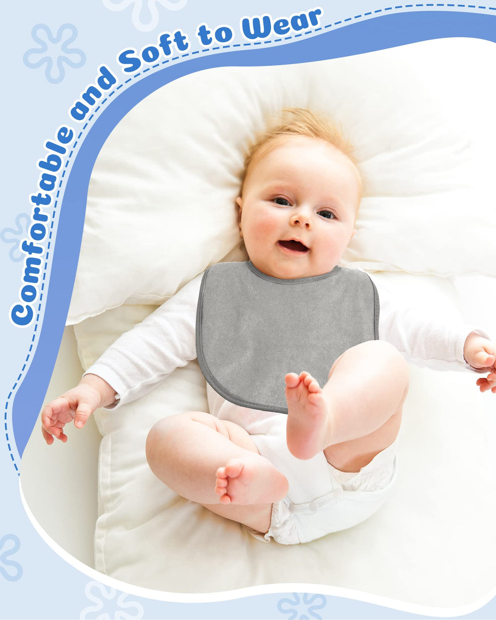 JaGely machine-washable bibs endure daily use with durable materials.