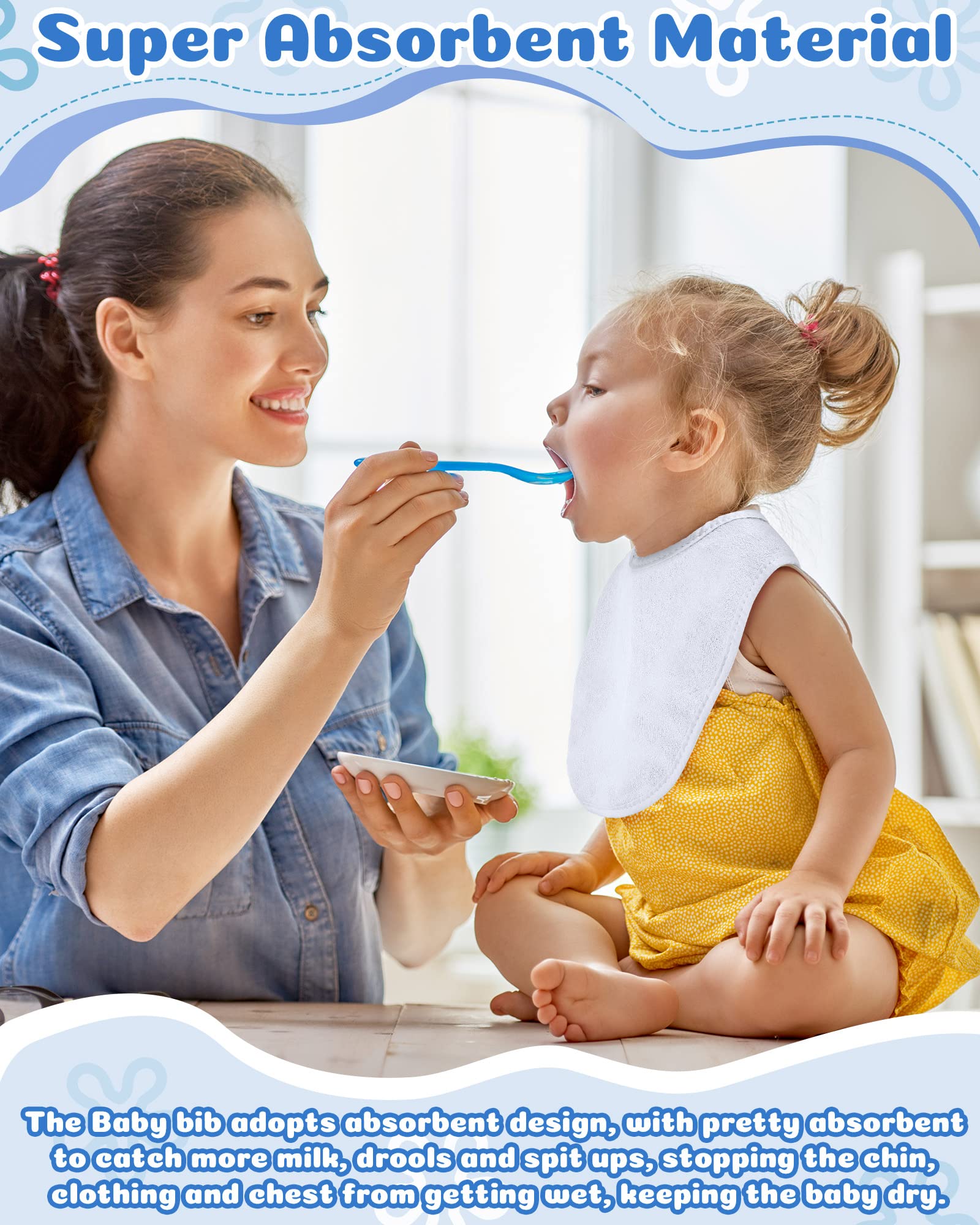 JaGely 30-piece bib pack ideal for replacements.