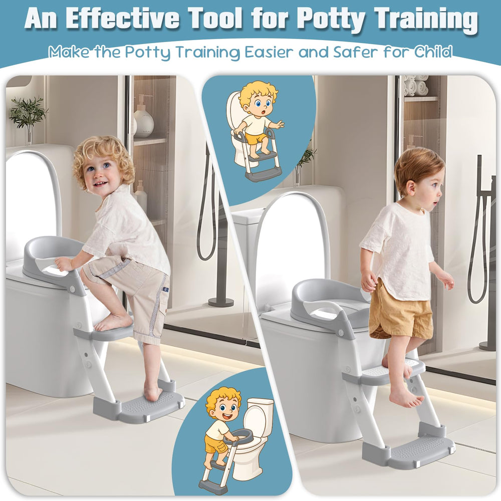 Jabaka Circle Potty Seat PVC cushion provides soft touch for toddlers.