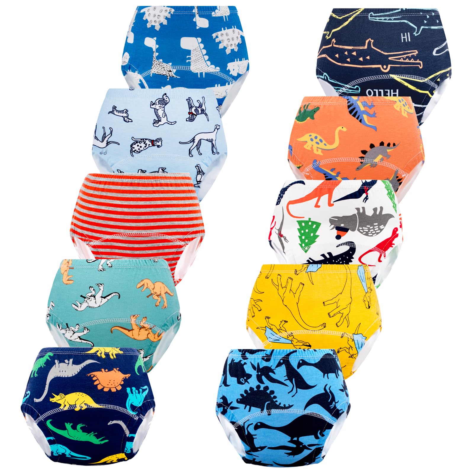 JackLoveBriefs potty training underwear 2-3T model wearing, soft cotton blend for gentle toddler comfort.