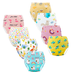 JackLoveBriefs potty-training underwear front view in a multi-color pack helps toddlers learn wetness cues.