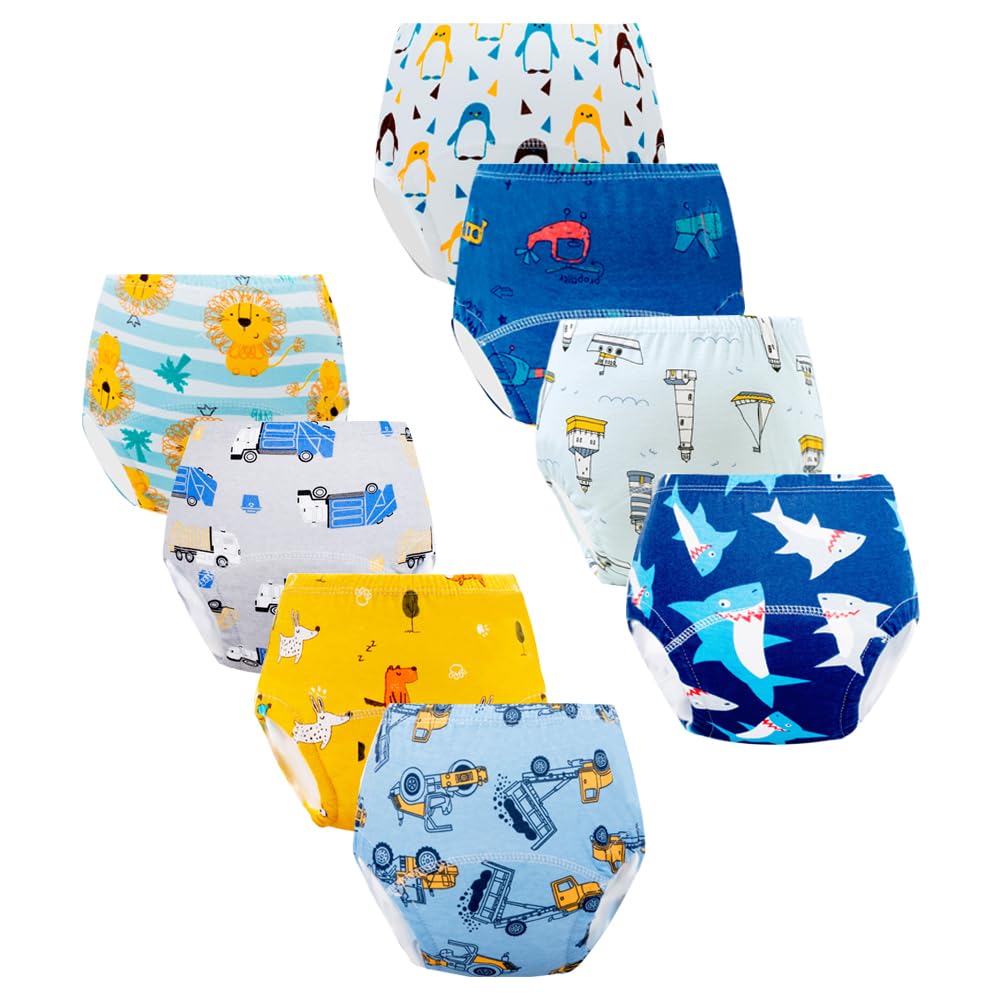 JackLoveBriefs potty training underwear multi-color front view supports learning cues