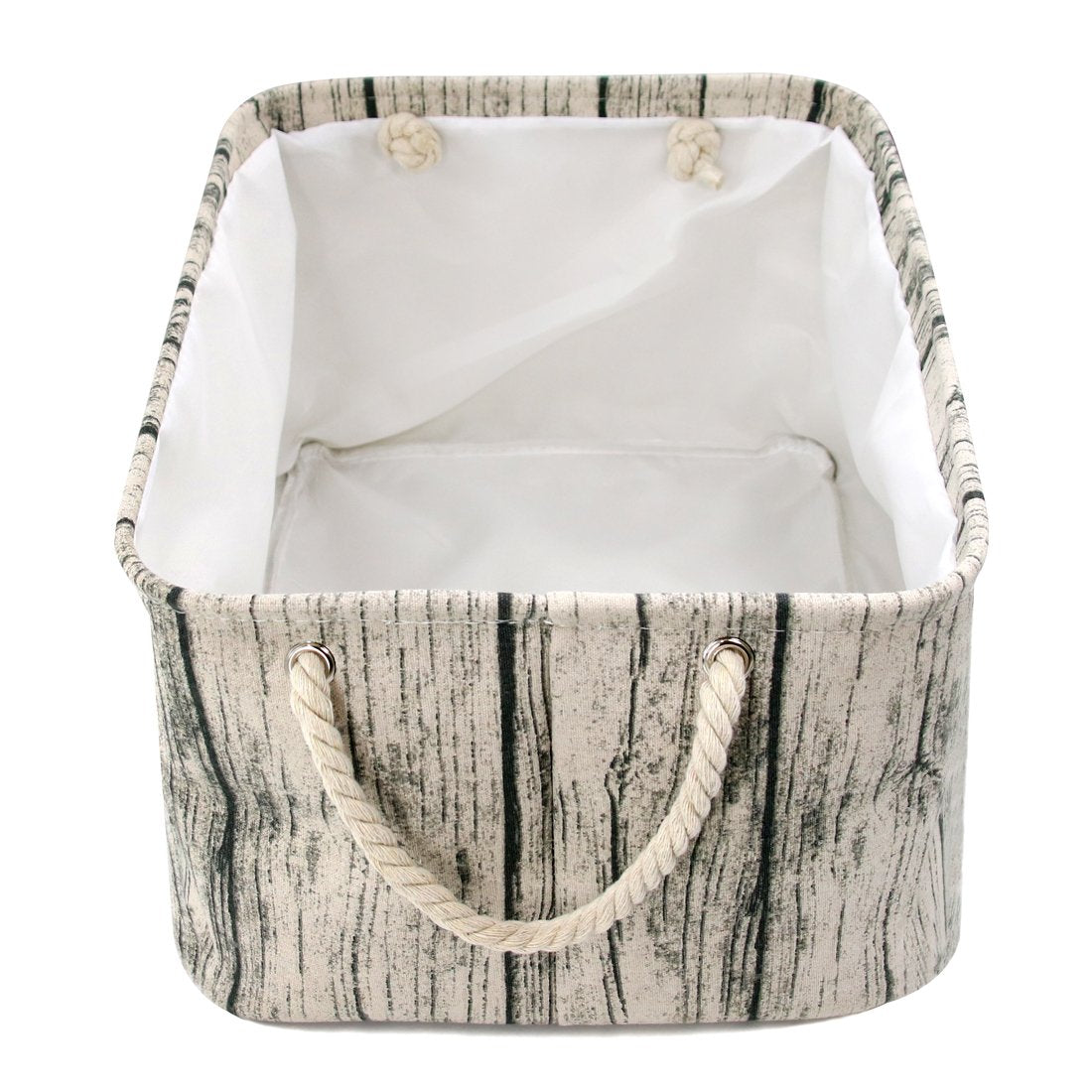 Jacone storage basket with reinforced rope handles for easy carrying