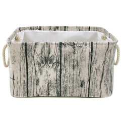Jacone tree stump storage basket top view showing large capacity