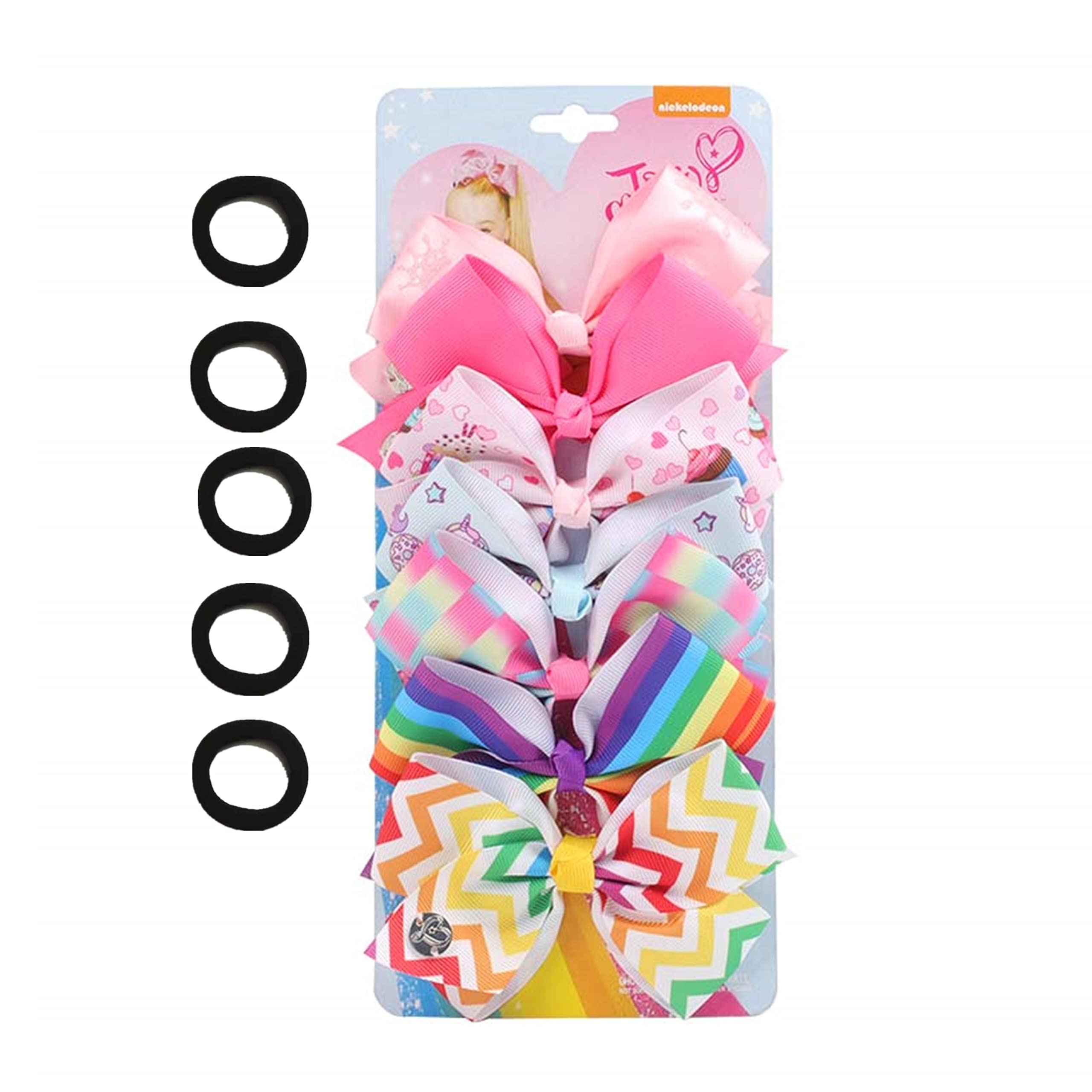Jadalife JOJO Siwa bows pack in vibrant colors for daily outfits.
