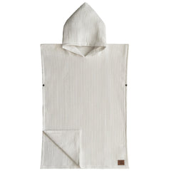 Jade&Kai hooded towel kids poncho snaps ready for quick drying after bath
