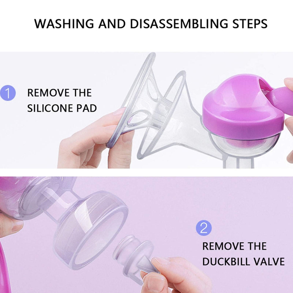 JADE KIT breast pump featuring three-speed lever for flexible pumping