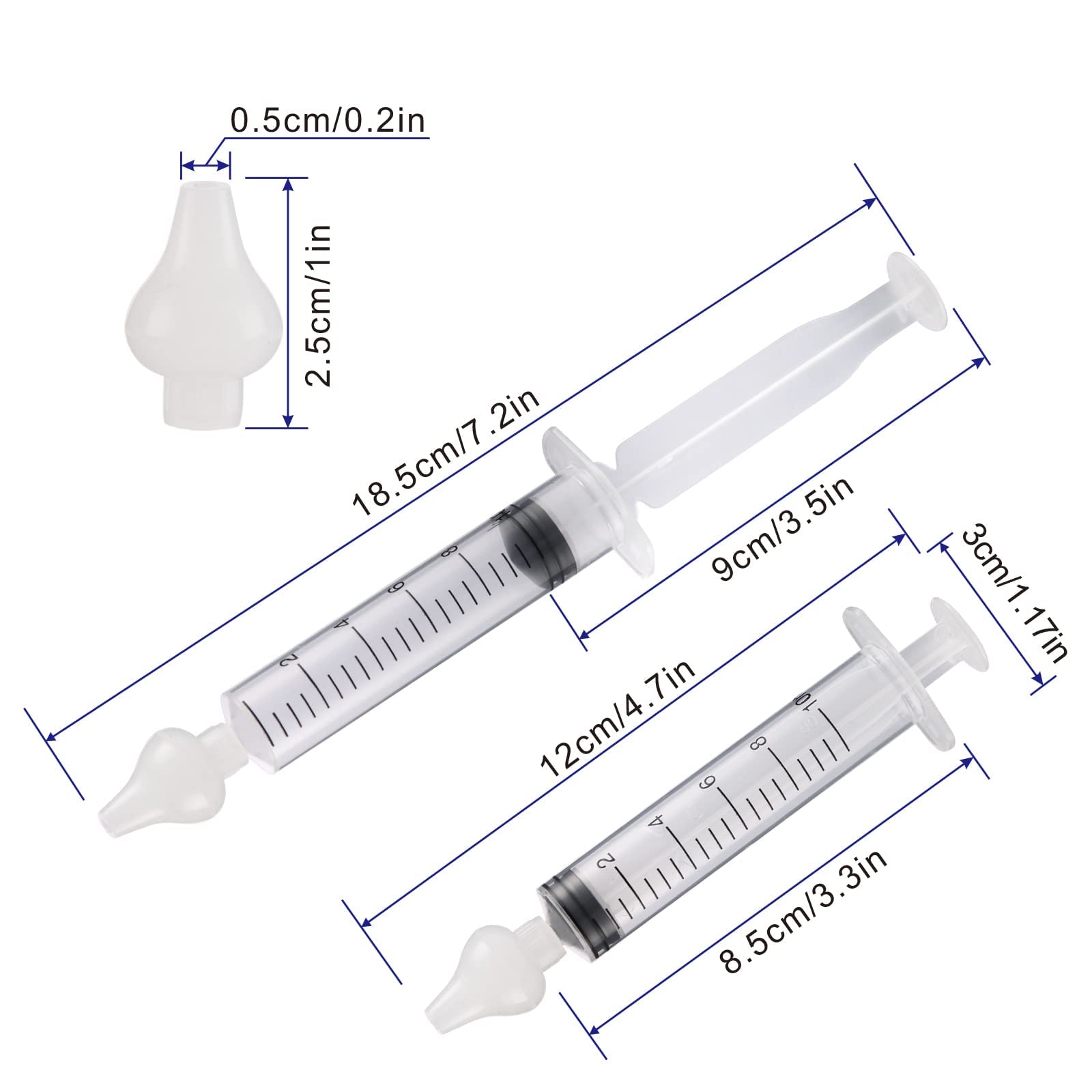 JADE KIT yellow cap nasal syringe assembly for easy identification