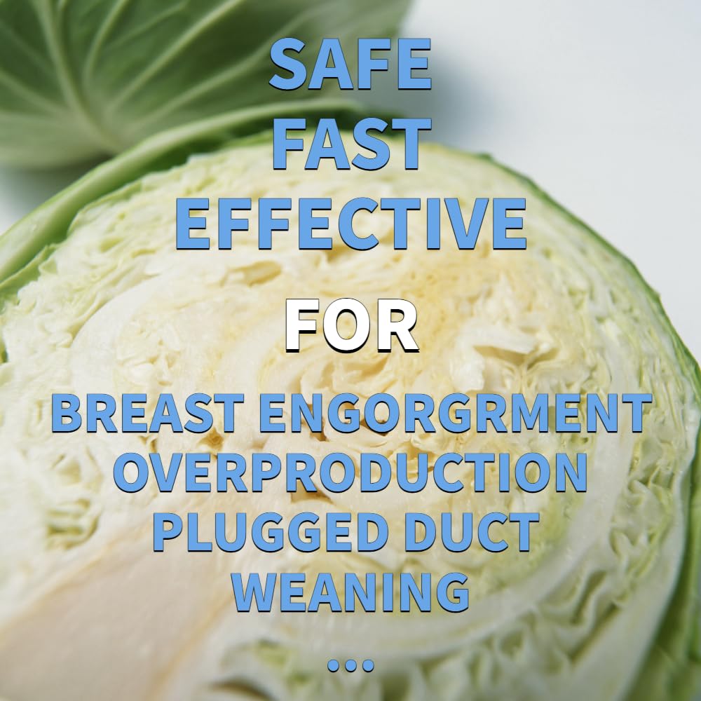 Jadelute Cabbage Cream application close-up highlights gentle massage for tenderness and congestion relief.