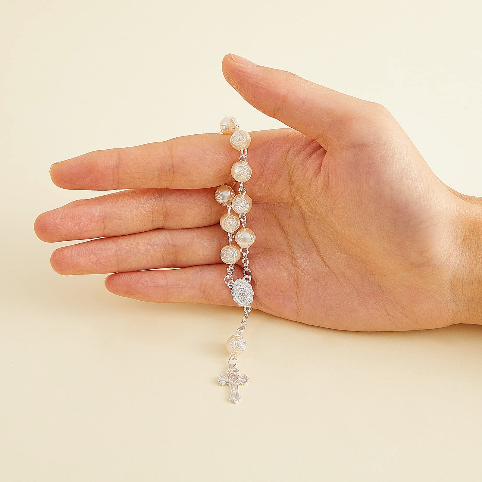 Jadive baptism rosaries packaging keeps party favors organized and ready to give