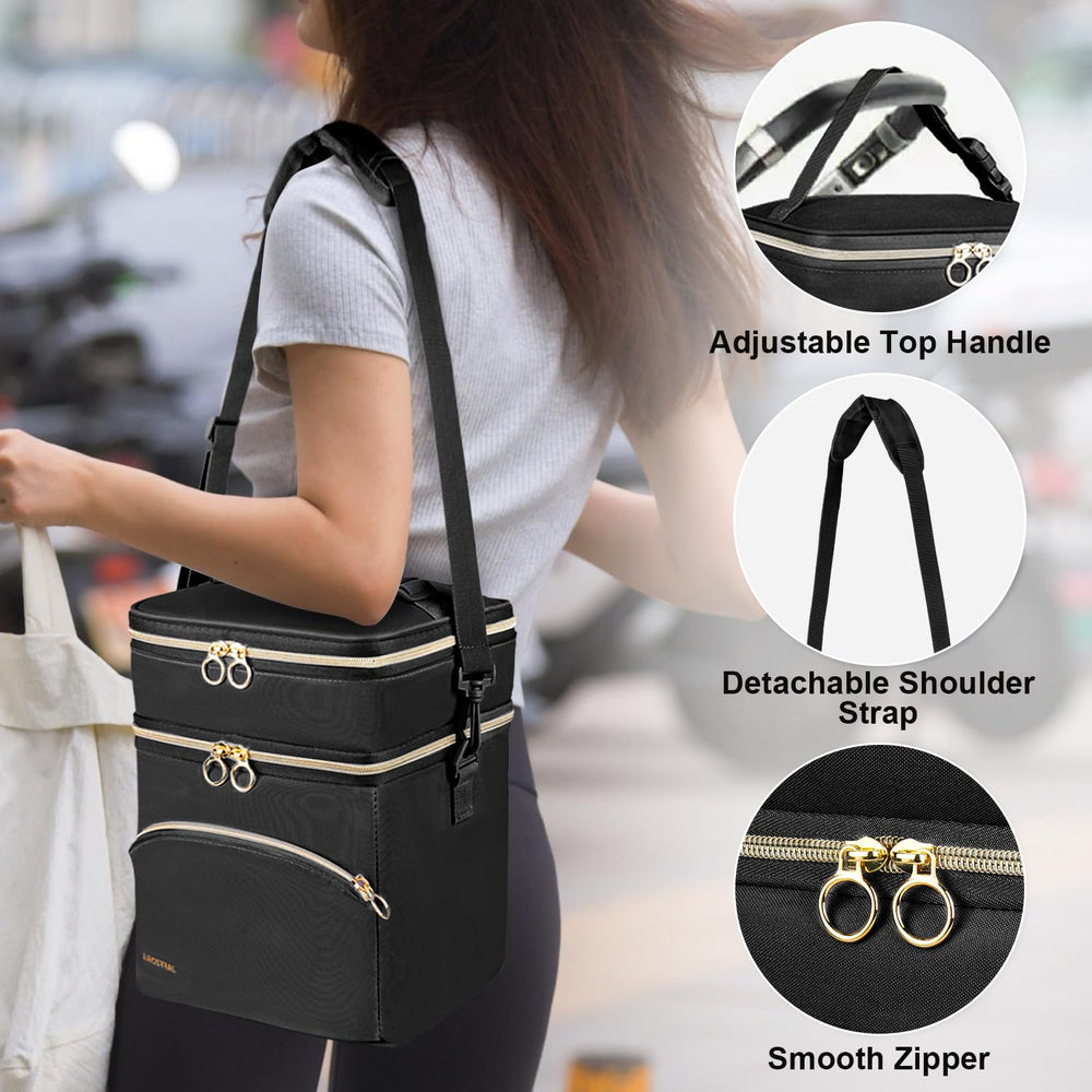 Jaffzora breastmilk cooler material highlights water-resistant shell for everyday use