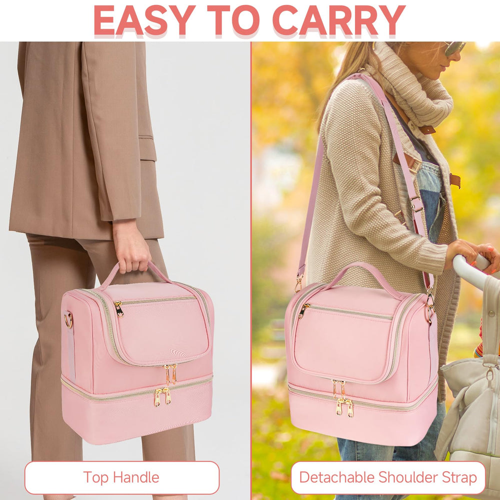 Jaffzora bag carry with sturdy handle and detachable strap for travel