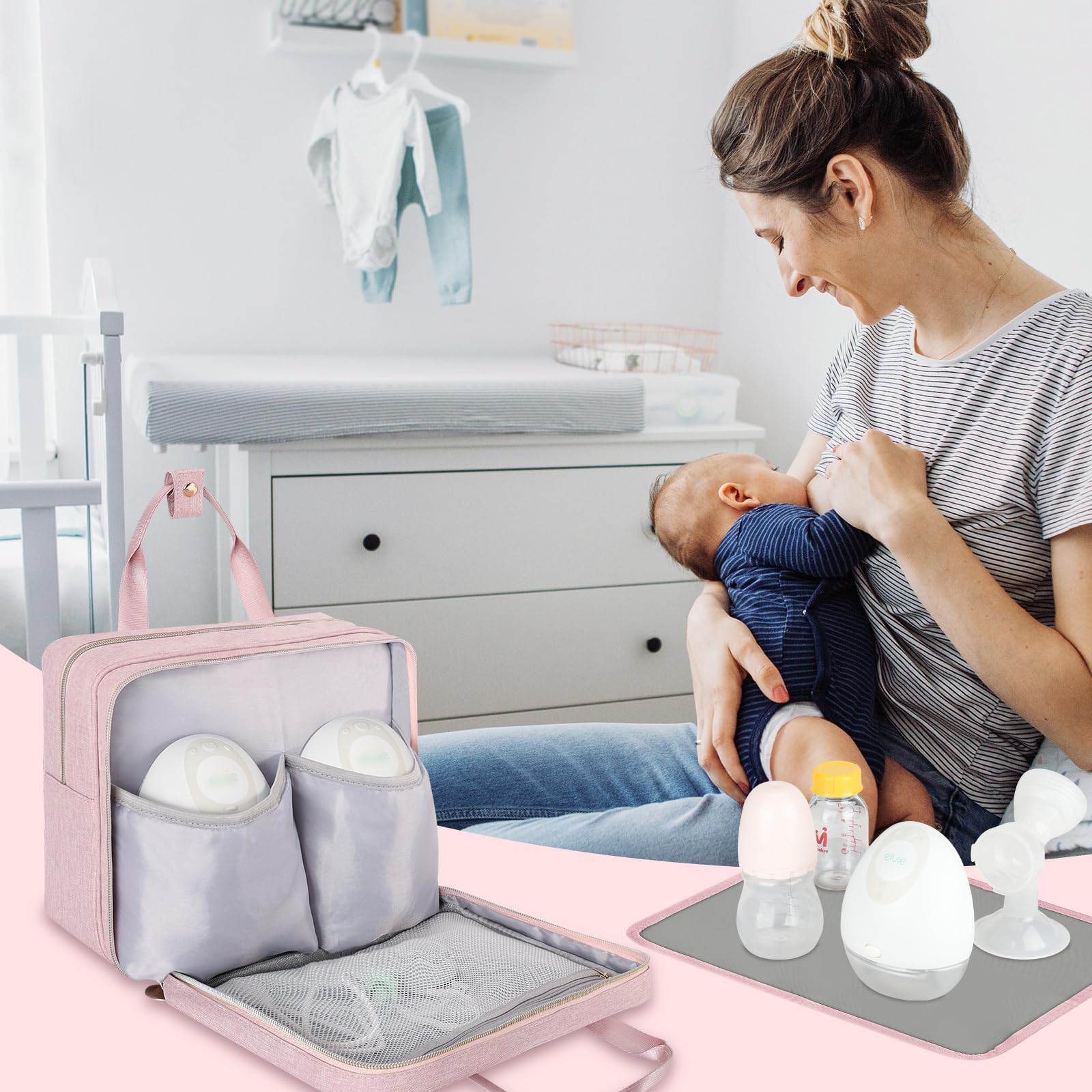 Jaffzora wearable bag front zipper pocket keeps phone and essentials within easy reach