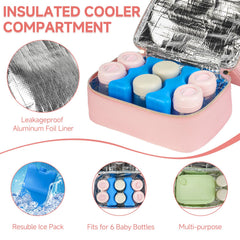 Jaffzora bag with ice packs highlights cooling for milk transport