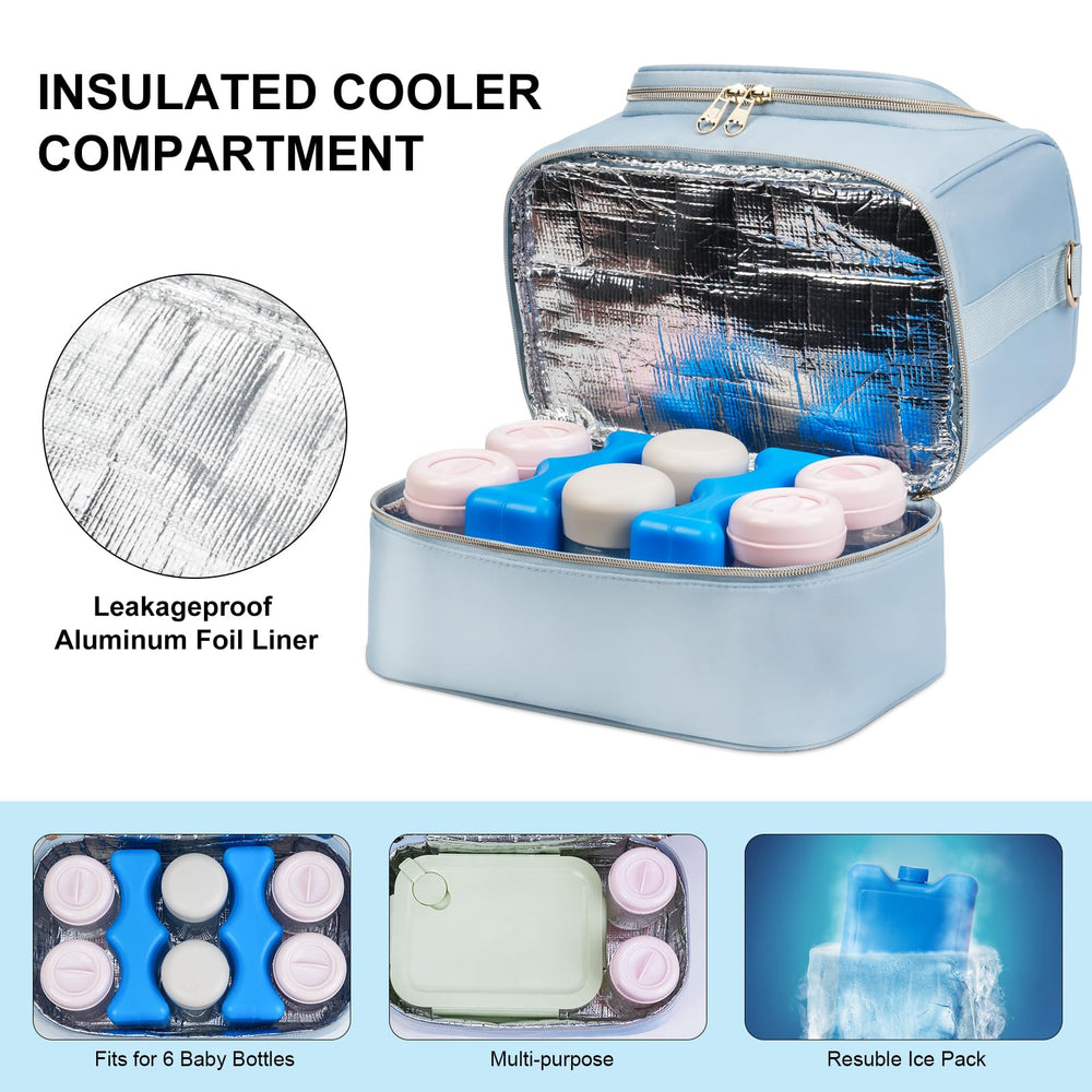 Jaffzora double-layer insulation keeps bottles cool for hours