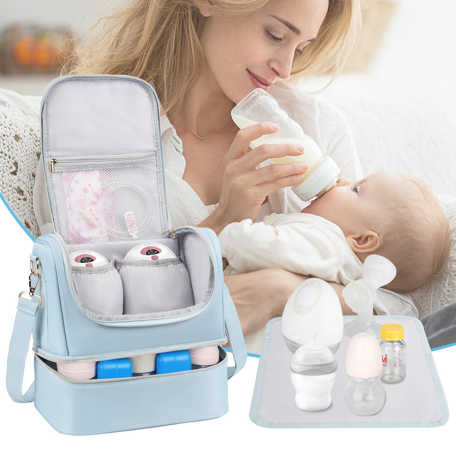 Jaffzora wide compatibility highlights fit with Willow, Elvie, M5/S12 Pro, Medela