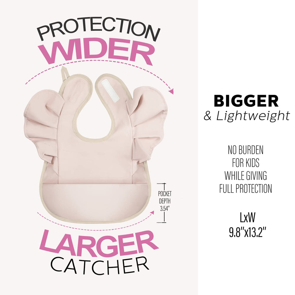 JaGely waterproof fabric closeup highlights soft texture and spill pocket.