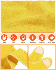 JaGely bibs hook-and-loop closure closeup for quick secure fit.