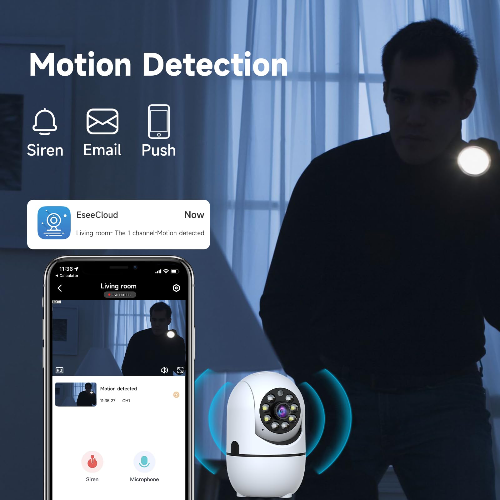 JAIOTlink 1080P monitor AI motion tracking highlights activity