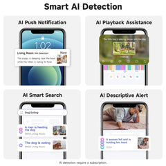 JAIOTlink 2K baby monitor with 8x digital zoom for close-up viewing.