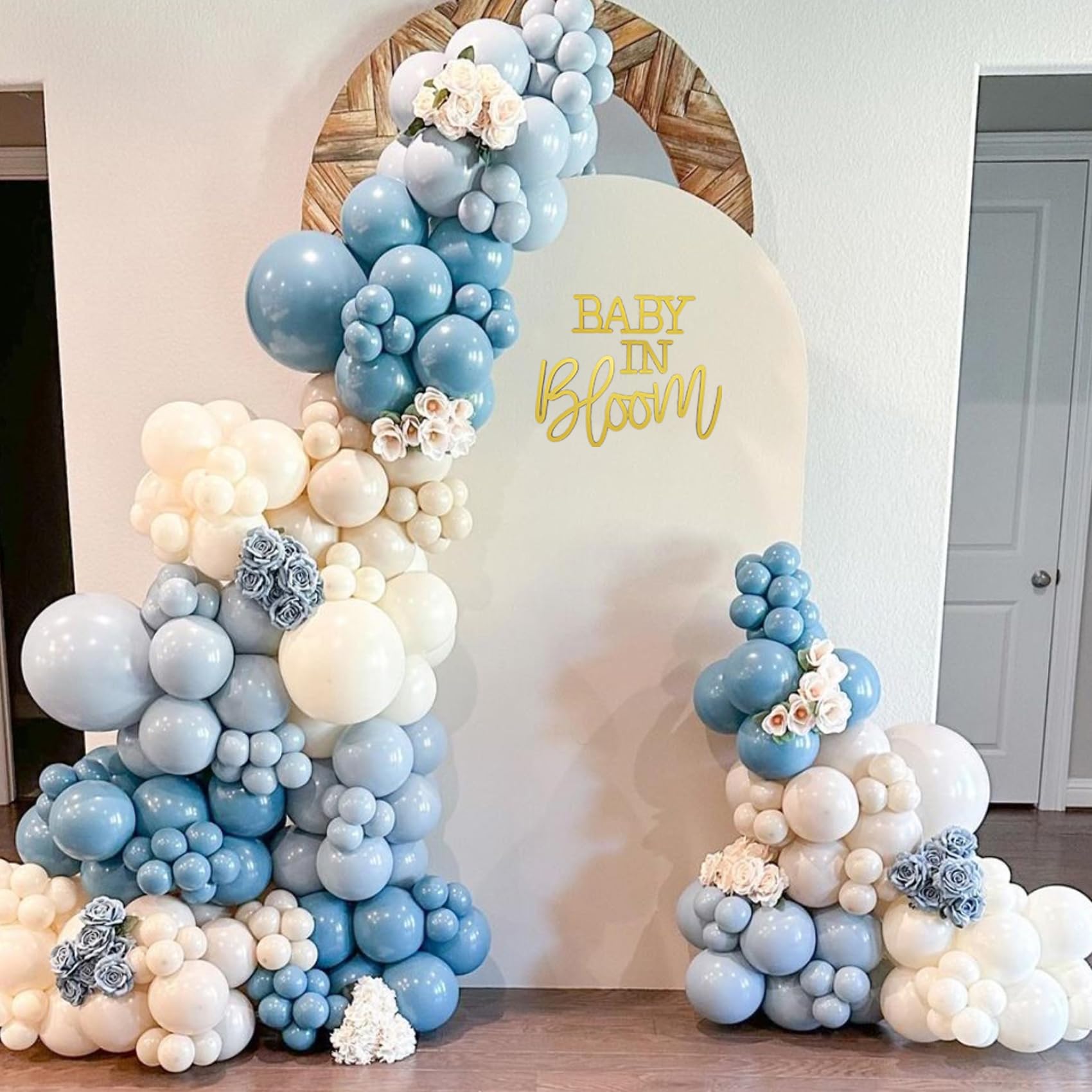 JALANCY Baby In Bloom foam-dots mounting demonstrates secure, lightweight adhesion