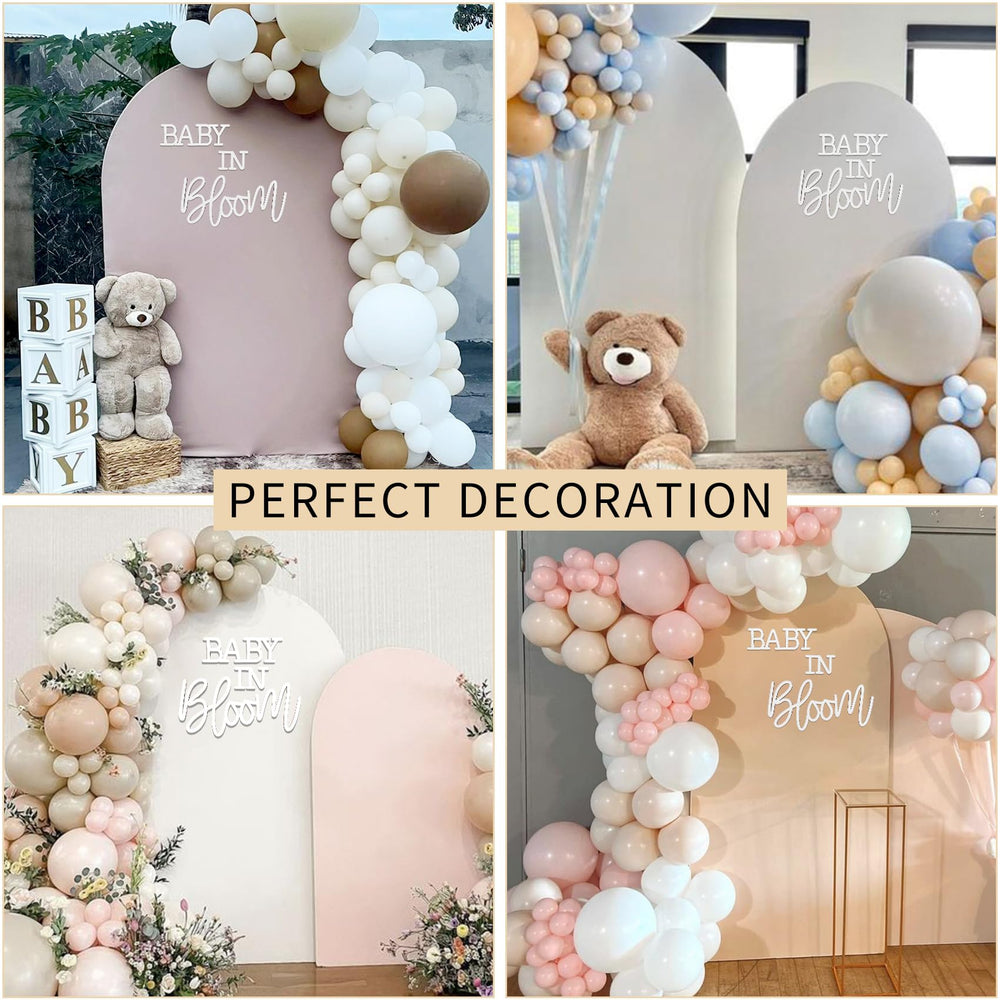 JALANCY Baby In Bloom sign hollow design enables lightweight display