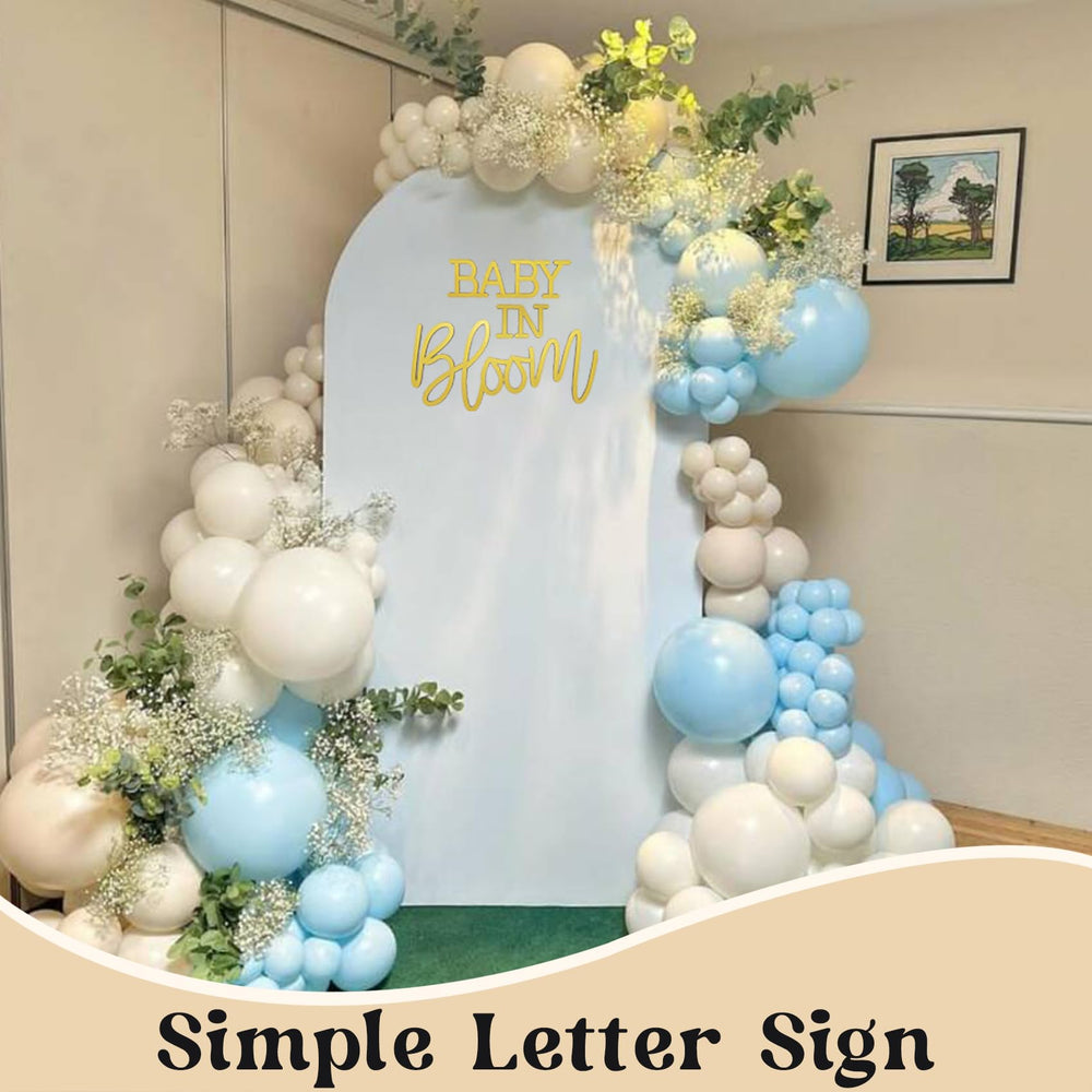 JALANCY Baby In Bloom photo-spot setup captures whimsical decor