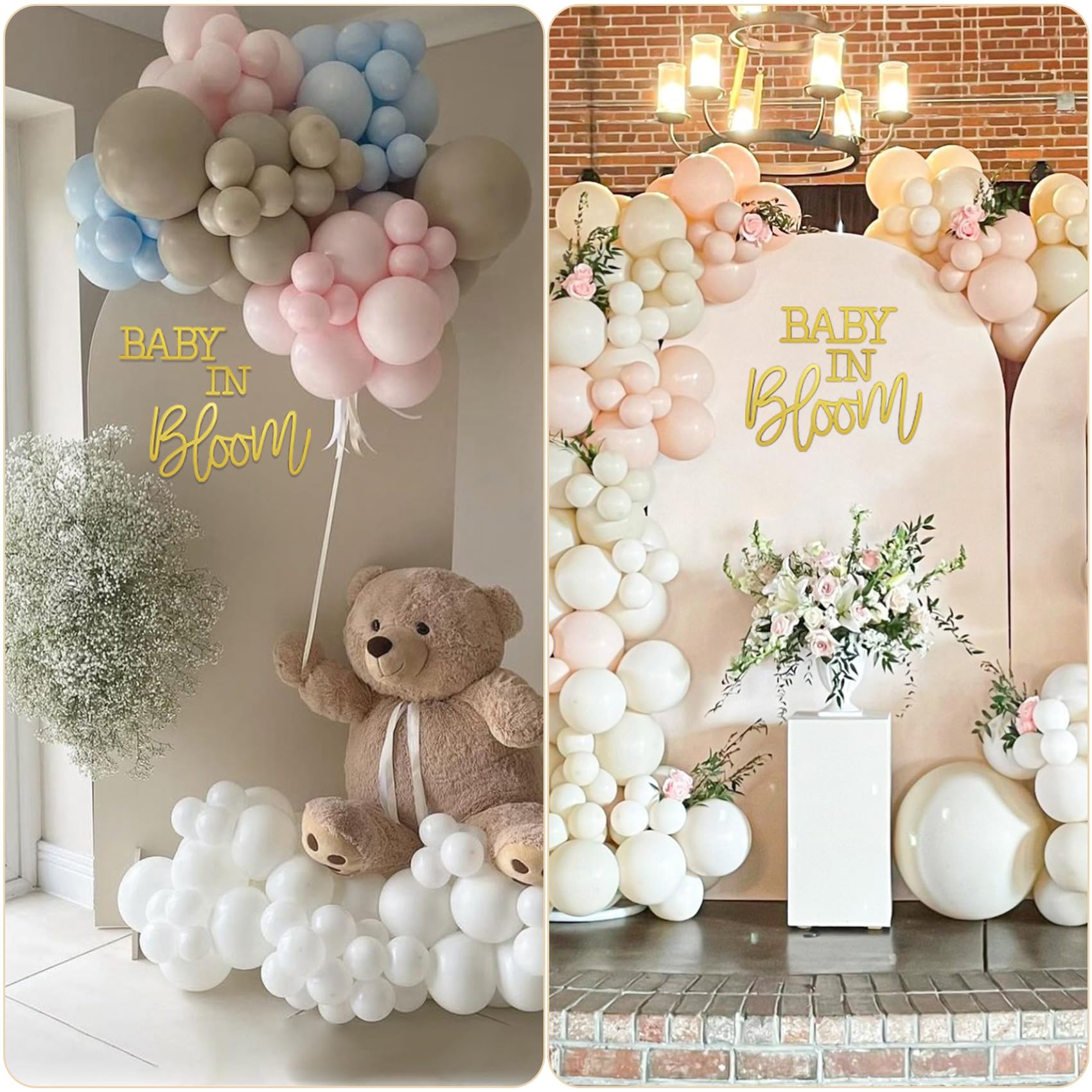 JALANCY Baby In Bloom rustic-finish close-up with warm glow